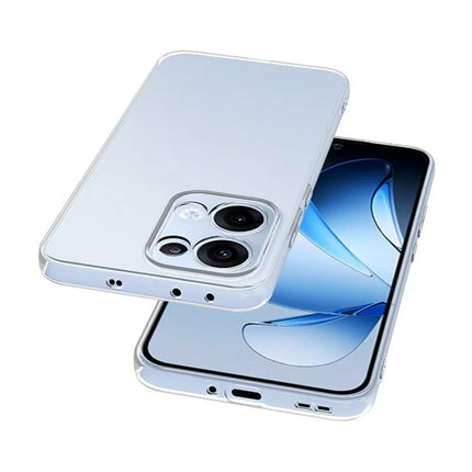 For Oppo Reno13 5G (Global) Clear Phone Case Ultra-Thin Flexible TPU Back Cover
