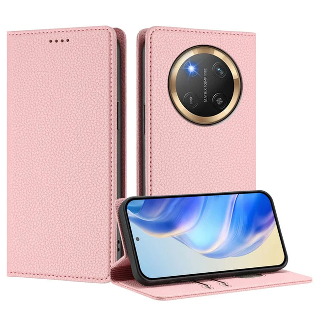 For Honor Magic7 Lite 5G / X9c 5G / X60 Pro 5G / X60 Pro 5G Wallet Case RFID Blocking Litchi Texture Leather Mobile Cover