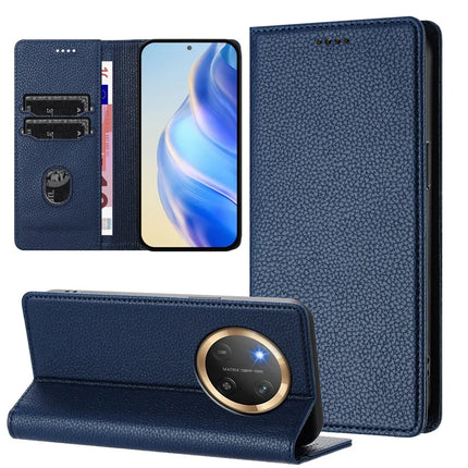 For Honor Magic7 Lite 5G / X9c 5G / X60 Pro 5G Wallet Case RFID Blocking Litchi Texture Leather Mobile Cover