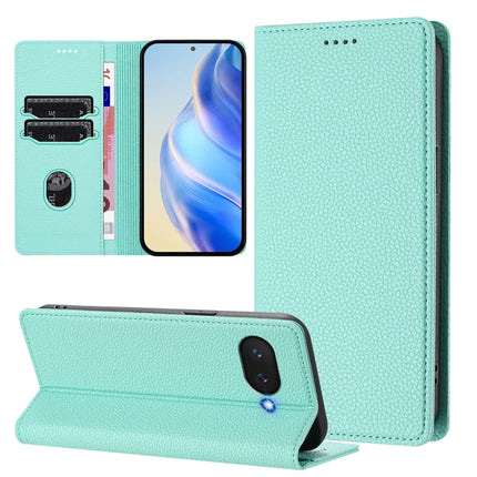 For Google Pixel 9a Wallet Case RFID Blocking Litchi Texture Leather Mobile Cover
