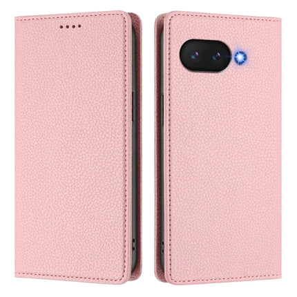 For Google Pixel 9a Wallet Case RFID Blocking Litchi Texture Leather Mobile Cover
