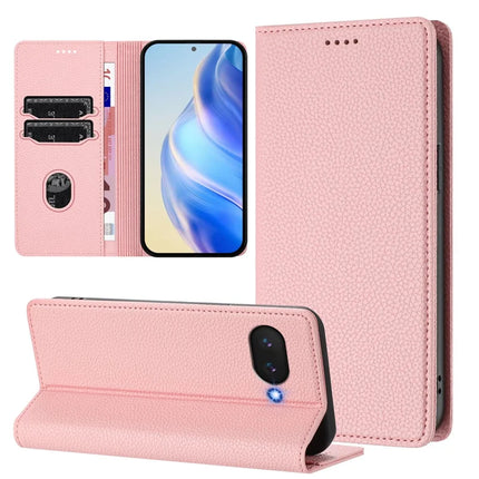 For Google Pixel 9a Wallet Case RFID Blocking Litchi Texture Leather Mobile Cover