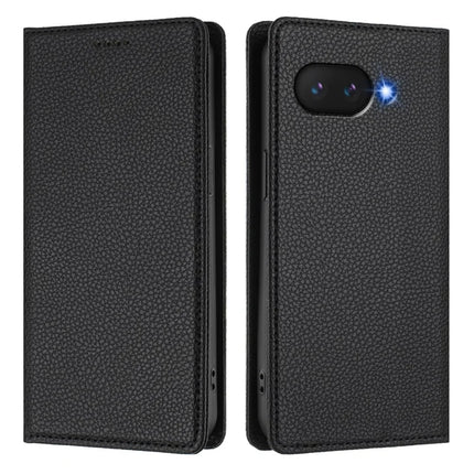 For Google Pixel 9a Wallet Case RFID Blocking Litchi Texture Leather Mobile Cover