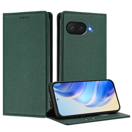 For Google Pixel 9a Wallet Case RFID Blocking Litchi Texture Leather Mobile Cover