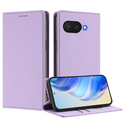 For Google Pixel 9a Wallet Case RFID Blocking Litchi Texture Leather Mobile Cover