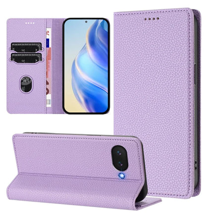 For Google Pixel 9a Wallet Case RFID Blocking Litchi Texture Leather Mobile Cover