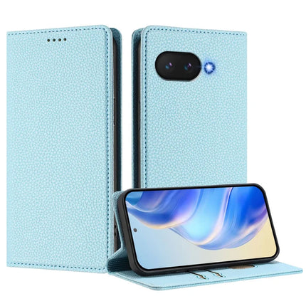 For Google Pixel 9a Wallet Case RFID Blocking Litchi Texture Leather Mobile Cover