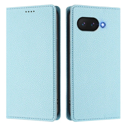 For Google Pixel 9a Wallet Case RFID Blocking Litchi Texture Leather Mobile Cover