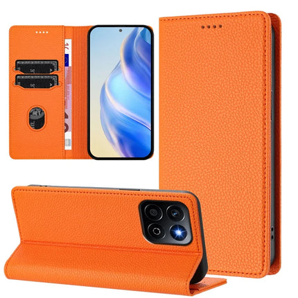 For Honor 200 Smart 5G / Honor X7c 5G / Honor Play 60 Plus 5G / Honor X7c 4G Wallet Case RFID Blocking Litchi Texture Leather Mobile Cover