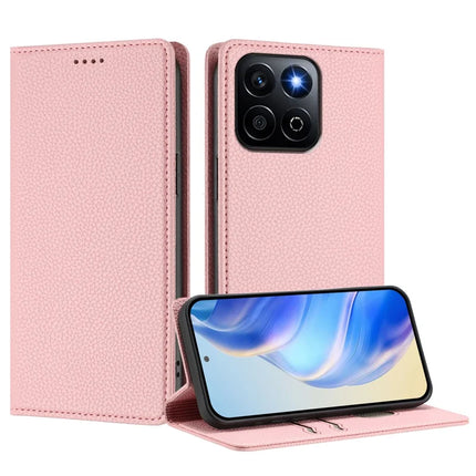 For Honor 200 Smart 5G / Honor X7c 5G / Honor Play 60 Plus 5G / Honor X7c 4G Wallet Case RFID Blocking Litchi Texture Leather Mobile Cover