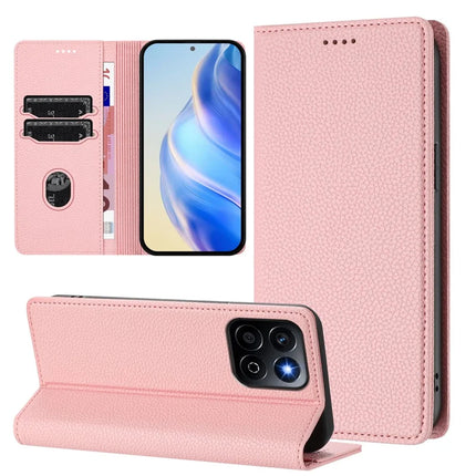 For Honor 200 Smart 5G / Honor X7c 5G / Honor Play 60 Plus 5G / Honor X7c 4G Wallet Case RFID Blocking Litchi Texture Leather Mobile Cover