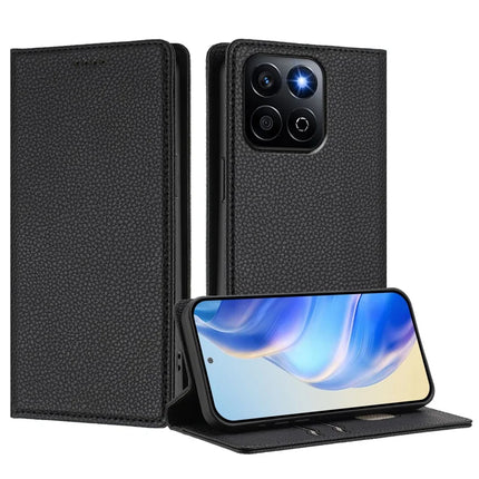 For Honor 200 Smart 5G / Honor X7c 5G / Honor Play 60 Plus 5G / Honor X7c 4G Wallet Case RFID Blocking Litchi Texture Leather Mobile Cover