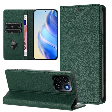 For Honor 200 Smart 5G / Honor X7c 5G / Honor Play 60 Plus 5G / Honor X7c 4G Wallet Case RFID Blocking Litchi Texture Leather Mobile Cover