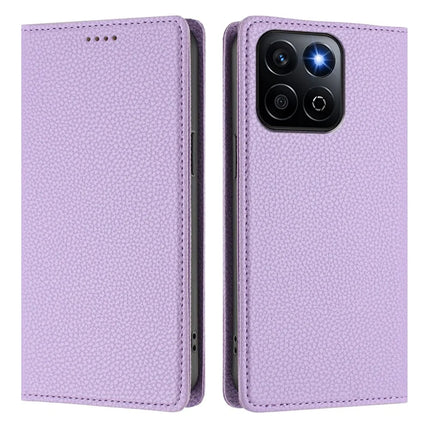 For Honor 200 Smart 5G / Honor X7c 5G / Honor Play 60 Plus 5G / Honor X7c 4G Wallet Case RFID Blocking Litchi Texture Leather Mobile Cover