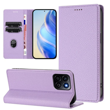For Honor 200 Smart 5G / Honor X7c 5G / Honor Play 60 Plus 5G / Honor X7c 4G Wallet Case RFID Blocking Litchi Texture Leather Mobile Cover