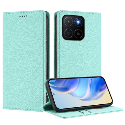 For Honor X5b Plus / Honor X5b Wallet Case RFID Blocking Litchi Texture Leather Mobile Cover