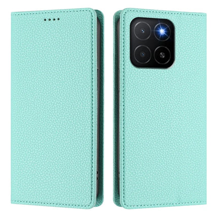 For Honor X5b Plus / Honor X5b Wallet Case RFID Blocking Litchi Texture Leather Mobile Cover