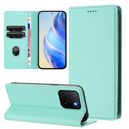 For Honor X5b Plus / Honor X5b Wallet Case RFID Blocking Litchi Texture Leather Mobile Cover
