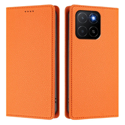 For Honor X5b Plus / Honor X5b Wallet Case RFID Blocking Litchi Texture Leather Mobile Cover
