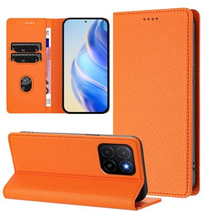 For Honor X5b Plus / Honor X5b Wallet Case RFID Blocking Litchi Texture Leather Mobile Cover
