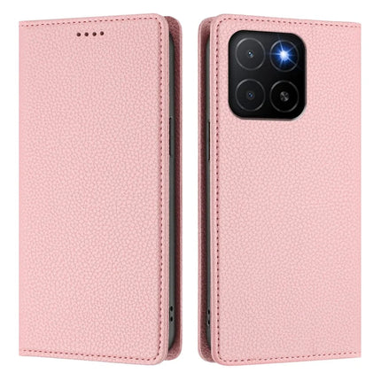 For Honor X5b Plus / Honor X5b Wallet Case RFID Blocking Litchi Texture Leather Mobile Cover