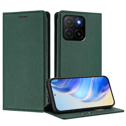 For Honor X5b Plus / Honor X5b Wallet Case RFID Blocking Litchi Texture Leather Mobile Cover