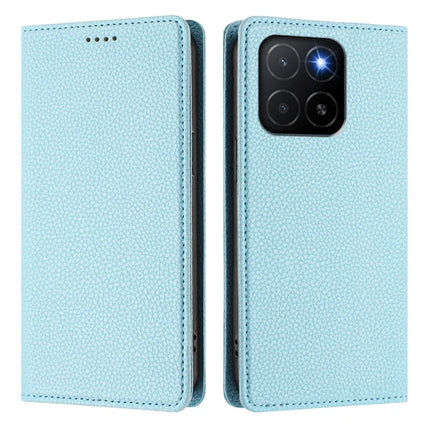 For Honor X5b Plus / Honor X5b Wallet Case RFID Blocking Litchi Texture Leather Mobile Cover