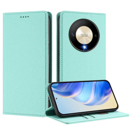 For Honor X50 5G / Honor X9b 5G Wallet Case RFID Blocking Litchi Texture Leather Mobile Cover