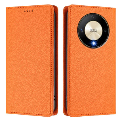 For Honor X50 5G / Honor X9b 5G Wallet Case RFID Blocking Litchi Texture Leather Mobile Cover