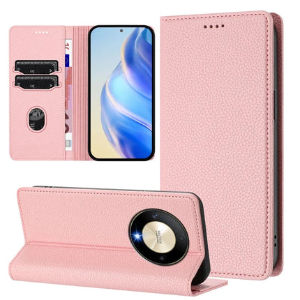 For Honor X50 5G / Honor X9b 5G Wallet Case RFID Blocking Litchi Texture Leather Mobile Cover
