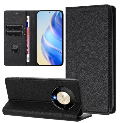 For Honor X50 5G / Honor X9b 5G Wallet Case RFID Blocking Litchi Texture Leather Mobile Cover