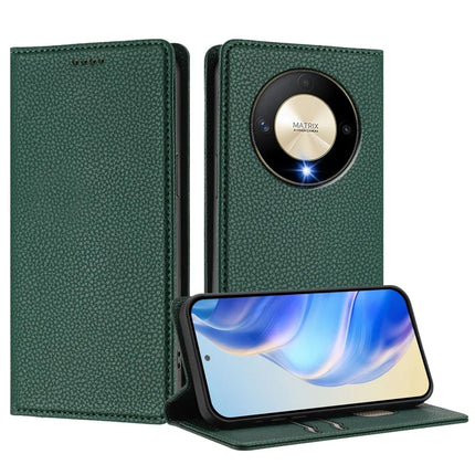 For Honor X50 5G / Honor X9b 5G Wallet Case RFID Blocking Litchi Texture Leather Mobile Cover