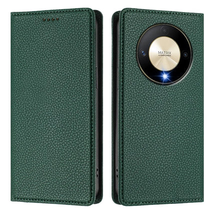 For Honor X50 5G / Honor X9b 5G Wallet Case RFID Blocking Litchi Texture Leather Mobile Cover