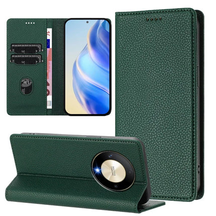 For Honor X50 5G / Honor X9b 5G Wallet Case RFID Blocking Litchi Texture Leather Mobile Cover