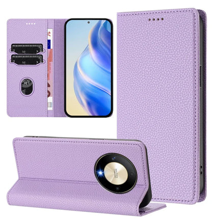 For Honor X50 5G / Honor X9b 5G Wallet Case RFID Blocking Litchi Texture Leather Mobile Cover