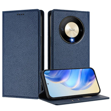 For Honor X50 5G / Honor X9b 5G Wallet Case RFID Blocking Litchi Texture Leather Mobile Cover