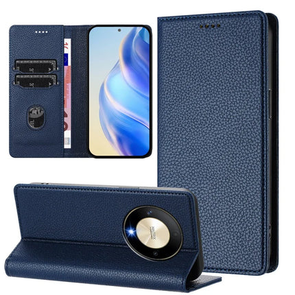 For Honor X50 5G / Honor X9b 5G Wallet Case RFID Blocking Litchi Texture Leather Mobile Cover