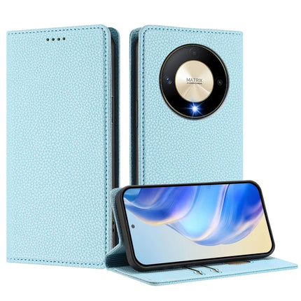 For Honor X50 5G / Honor X9b 5G Wallet Case RFID Blocking Litchi Texture Leather Mobile Cover