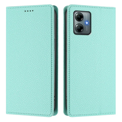 For Motorola Moto G Play (2025) 4G Wallet Case RFID Blocking Litchi Texture Leather Mobile Cover