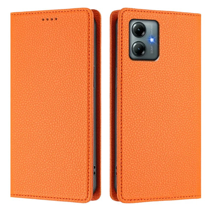 For Motorola Moto G Play (2025) 4G Wallet Case RFID Blocking Litchi Texture Leather Mobile Cover