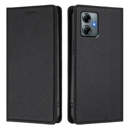 For Motorola Moto G Play (2025) 4G Wallet Case RFID Blocking Litchi Texture Leather Mobile Cover