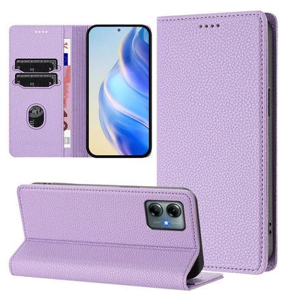 For Motorola Moto G Play (2025) 4G Wallet Case RFID Blocking Litchi Texture Leather Mobile Cover
