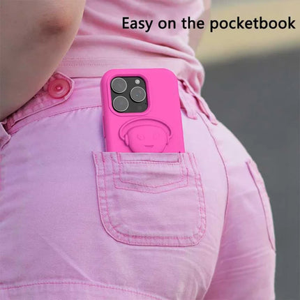 For iPhone 16 Pro Max Case EVA Mecha-Inspired Kickstand Shockproof Protection Cover