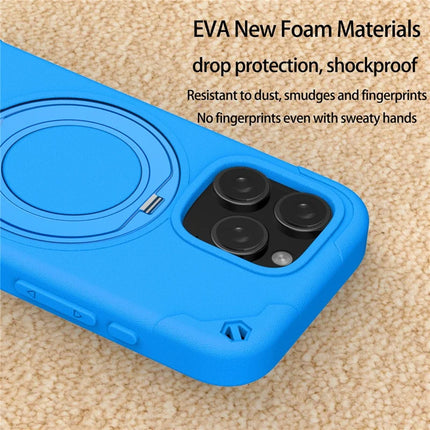 For iPhone 16 Pro Max Case Compatible with MagSafe EVA + Aluminum Alloy Kickstand Mcg Style Protective Cover