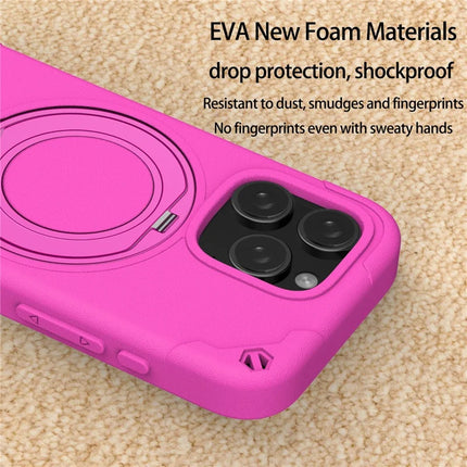 For iPhone 16 Pro Max Case Compatible with MagSafe EVA + Aluminum Alloy Kickstand Mcg Style Protective Cover
