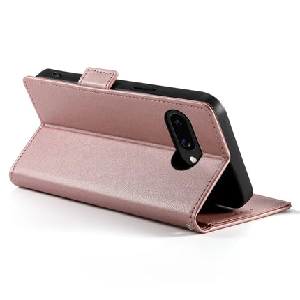 DF-010 For Google Pixel 9a Stand Case PU Leather Wallet Phone Cover