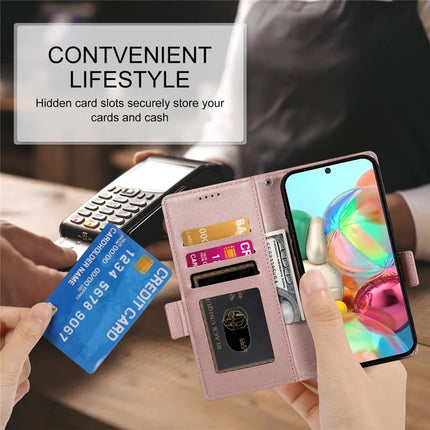 DF-010 For Google Pixel 9a Stand Case PU Leather Wallet Phone Cover