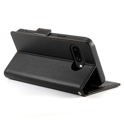 DF-010 For Google Pixel 9a Stand Case PU Leather Wallet Phone Cover