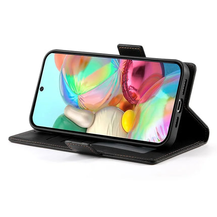 DF-010 For Google Pixel 9a Stand Case PU Leather Wallet Phone Cover