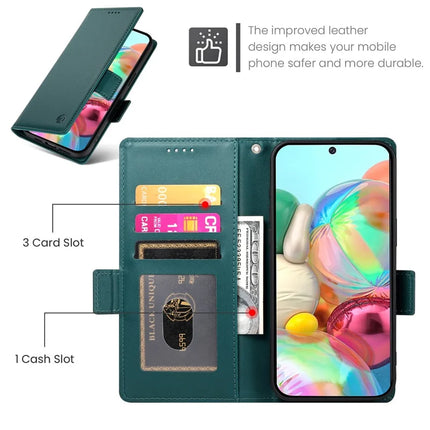 DF-010 For Google Pixel 9a Stand Case PU Leather Wallet Phone Cover